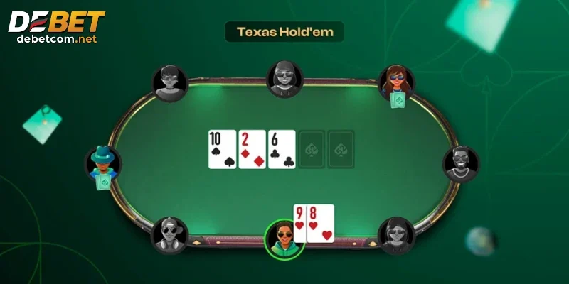 Tiến trình đánh bài poker theo quy tắc nhà cái