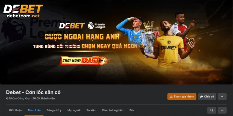 Tải app Debet trên website chính thức của nhà cái